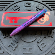 Load image into Gallery viewer, Chaves Pen Bolt Action, Dot Stonewashed Titanium, REVERSE Cotton Candy Theme
