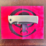 Chaves Integral Redencion 229 Bright Handle Drop Point Black DLC Blade Knife