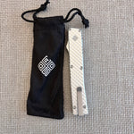 Ocaso 18LLS Lucent Large Satin OTF 3.5" M390 Harpoon Blade Knife