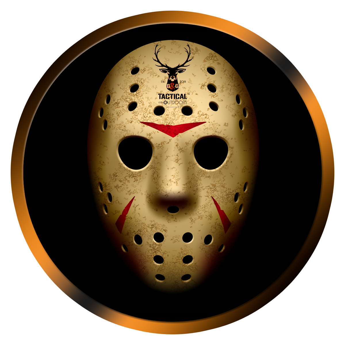 GGTO 2023 Halloween JASON 4" Matte Laminate Sticker