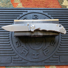 Load image into Gallery viewer, Spartan Blades SF5SW SHF Harsey Folding Knife 3.95&quot; S45VN Stonewashed Plain Blade, Titanium Handles
