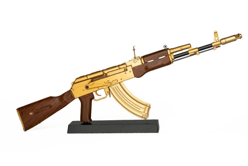 Goatguns Mini AK47 GOLD - Die Cast Model Toy