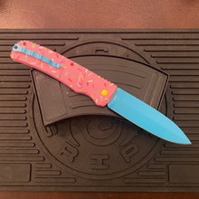 Load image into Gallery viewer, Boker XXL Kalashnikov Exclusive Dessert Warrior 4.75&quot; Blue Blade Donut Automatic Knife
