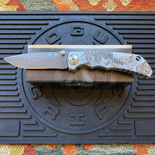 Load image into Gallery viewer, Spartan Blades SF5 KOI FISH Damascus SHF Koi Fish Harsey Folding Knife 3.95&quot; Damascus Blade, Titanium Handles
