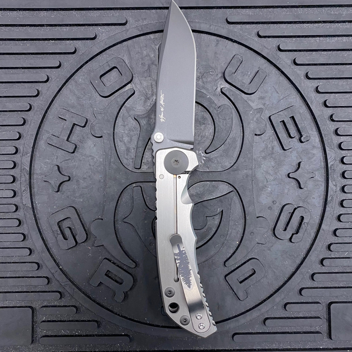 Spartan Blades Harsey Folder - Fir Trees - Special Edition