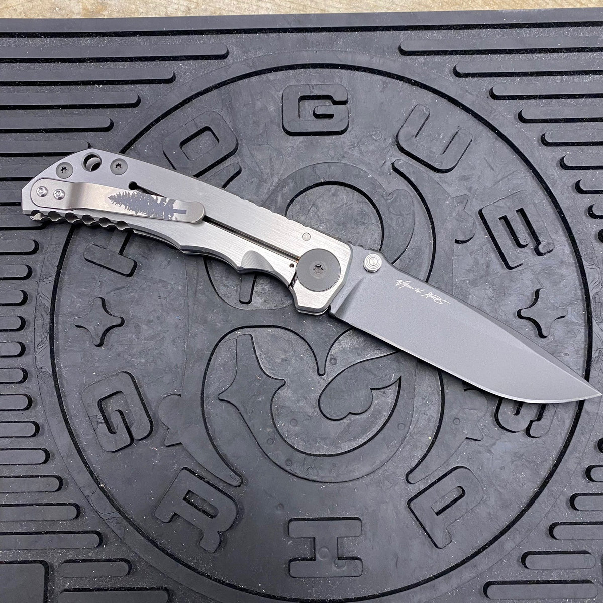 Spartan Blades Harsey Folder - Fir Trees - Special Edition