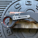 Spartan Ronin Shoto SFBL9BK Black G10 Karambit Folding Knife