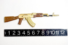 Load image into Gallery viewer, Goatguns Mini AK47 GOLD - Die Cast Model Toy
