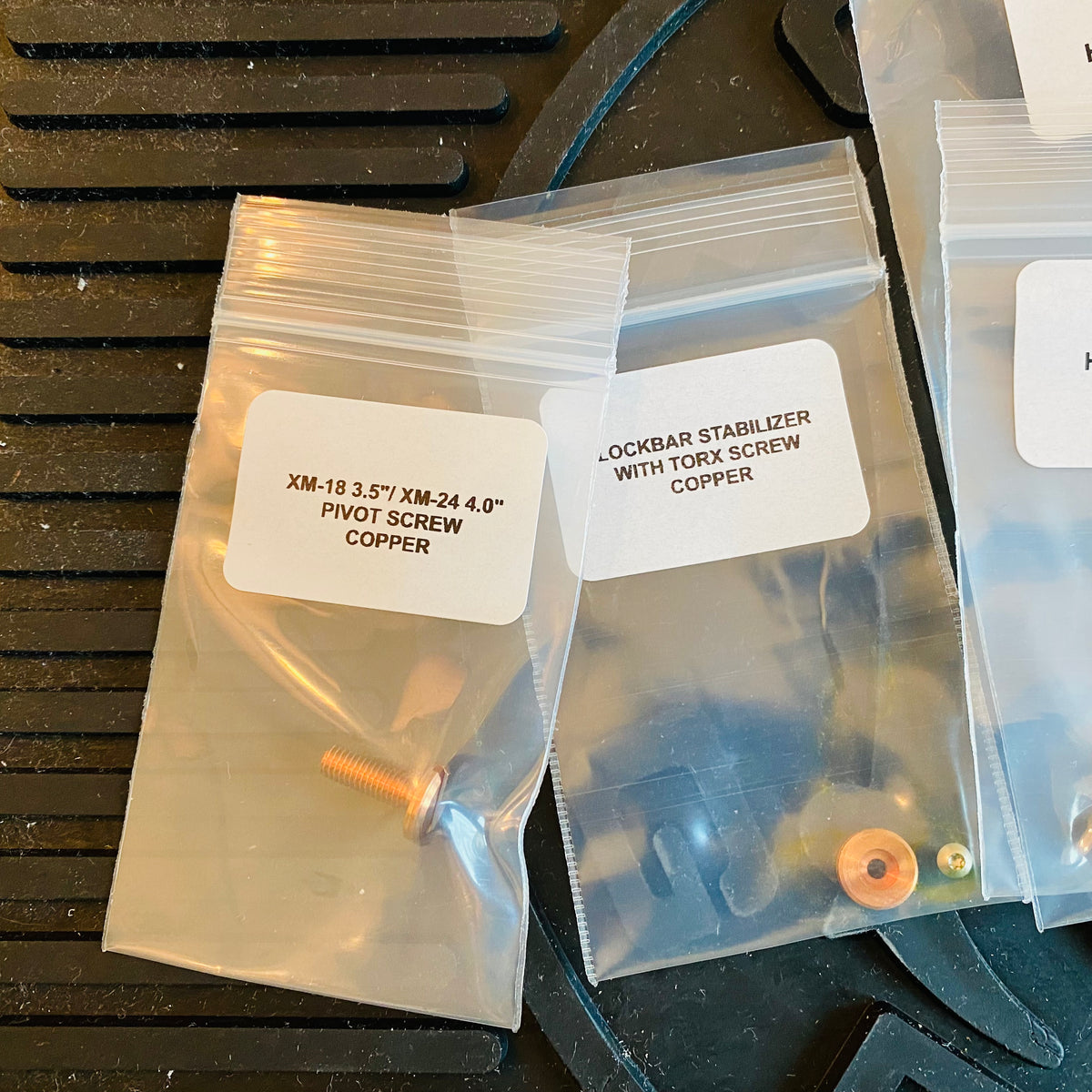 Rick Hinderer XM-18 3.5" Complete Hardware Kit Copper