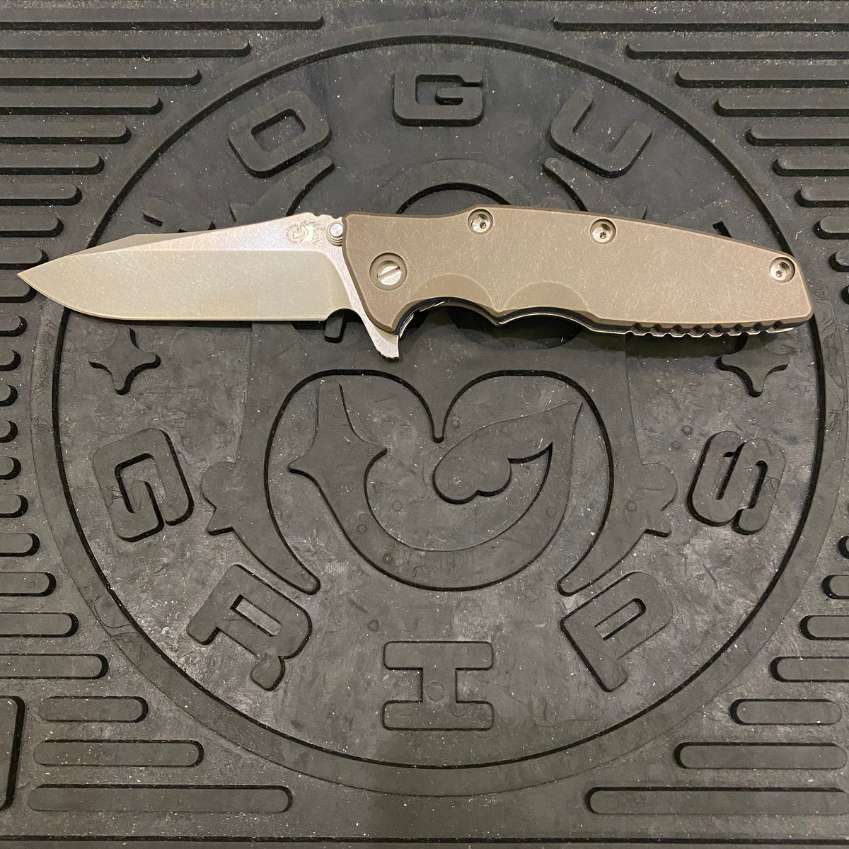Rick Hinderer Eklipse Scale 3.5" Titanium Battle Bronze