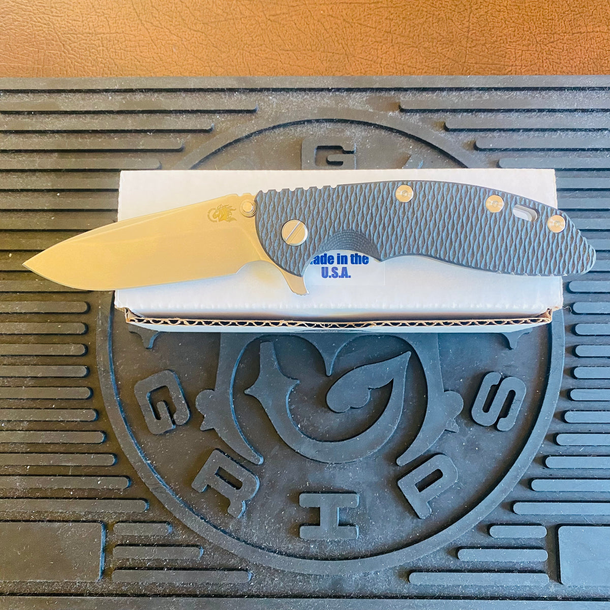 Rick Hinderer XM-18 3.5″ Spearpoint Tri-Way Stonewash Black G10 Folding Knife