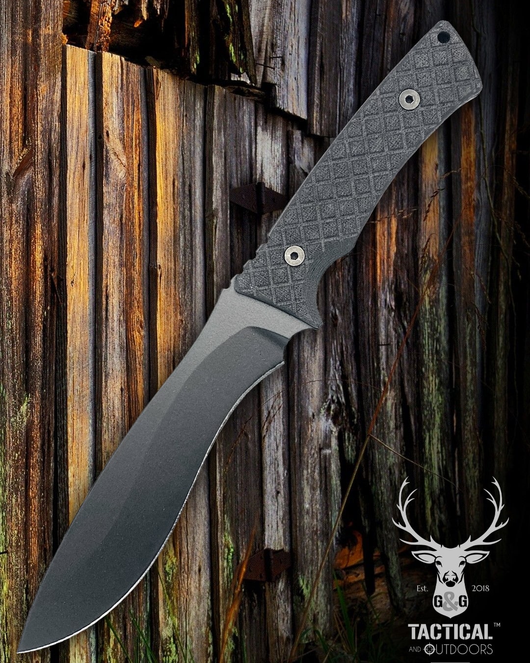 Spartan Blades Machai Black 6.625" Blade Black Micarta Handles Pro-Grade Knife SBSL002BKBK