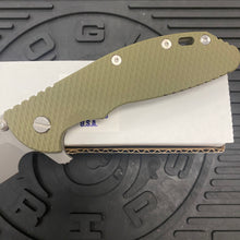 Load image into Gallery viewer, Rick Hinderer XM-24 4.0&quot; S45VN Spanto, Tri-Way, Battle Bronze, OD Green G10 Knife
