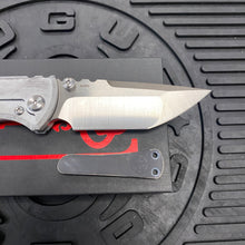 Load image into Gallery viewer, Chaves Ultramar Redencion Street Framelock 3.25&quot; TANTO M390, Titanium Handles, SAND WARRIOR Knife
