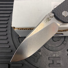 Load image into Gallery viewer, Rick Hinderer XM-18 3.5&quot; Slicer S45VN, Non-Flipper, Tri-Way, Stonewash, Black G10 Knife
