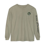 G&G Tactical Outdoors Long Sleeve Tee — Green Camoflauge Black Sleeve Graphic