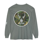G&G Tactical Outdoors Long Sleeve Tee — Green Camoflauge White Sleeve Graphic
