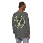 G&G Tactical Outdoors Long Sleeve Tee — Green Camoflauge White Sleeve Graphic