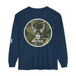 G&G Tactical Outdoors Long Sleeve Tee — Green Camoflauge White Sleeve Graphic