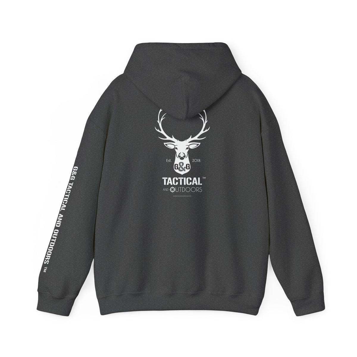 G&G Tactical Deer Hoodie — White Deer Outdoor Hunting Graphic Pullover