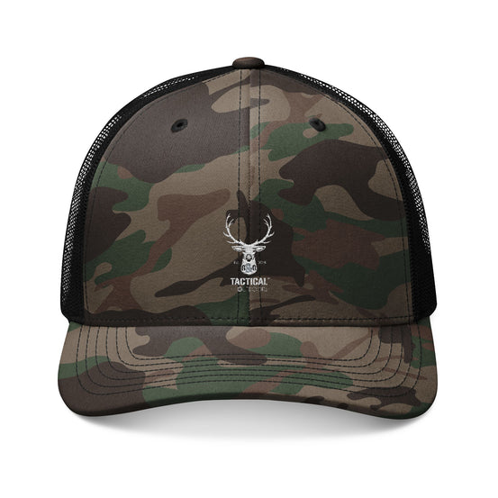 G&G Tactical and Outdoors Camo Trucker Hat — Embroidered Deer