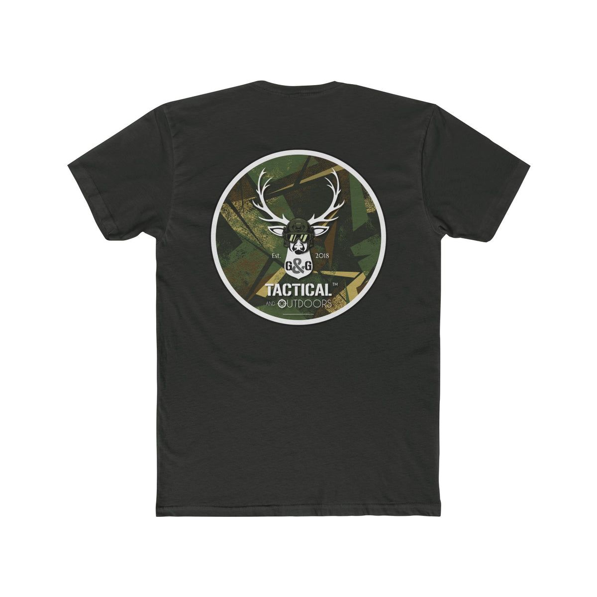 G&G Tactical Outdoors T‑Shirt — Green Camoflauge Crew Tee