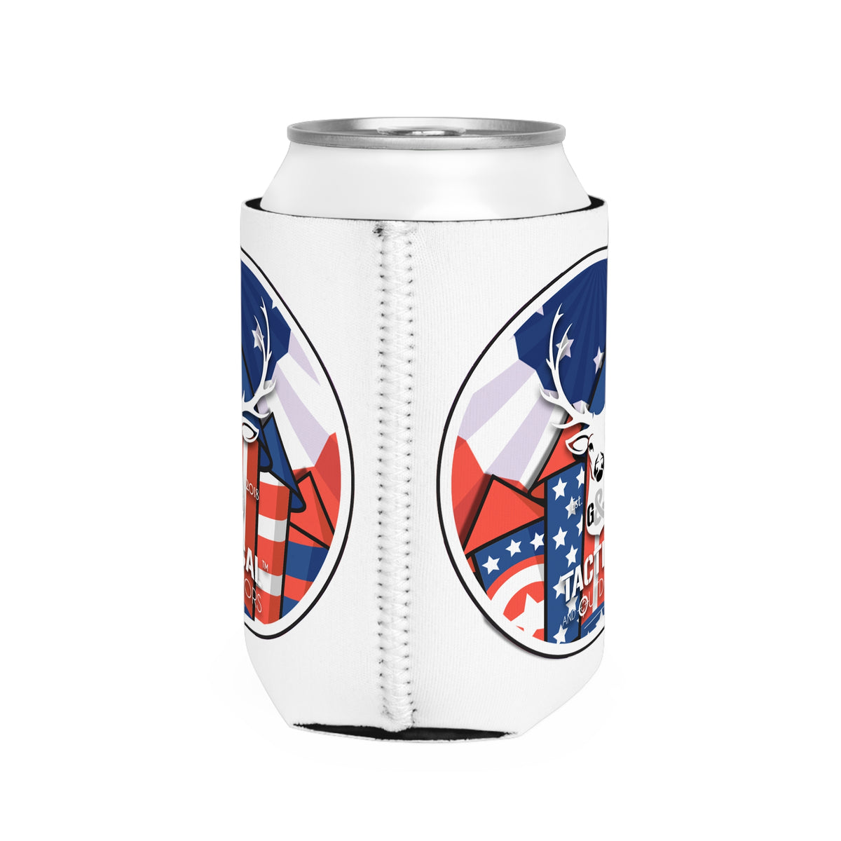 G&G Tactical Outdoors Can Cooler Sleeve 4th of July for 12 oz