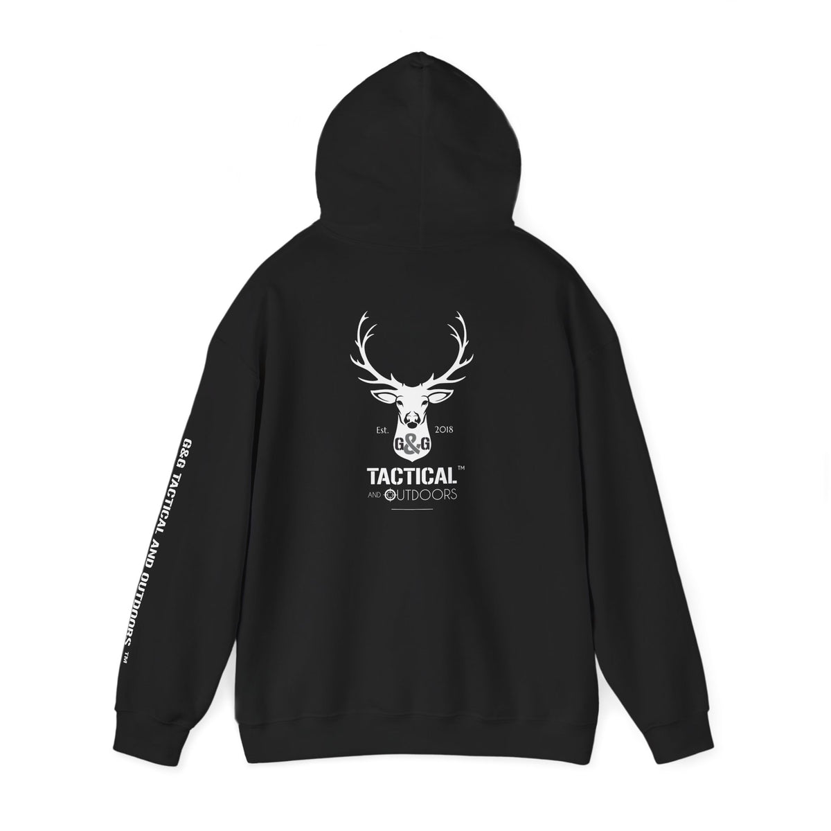 G&G Tactical Deer Hoodie — White Deer Outdoor Hunting Graphic Pullover