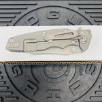 Rick Hinderer Eklipse Wharncliffe 3.5" CPM-20CV Tri-Way Working Finish, Black G10 Folding Knife