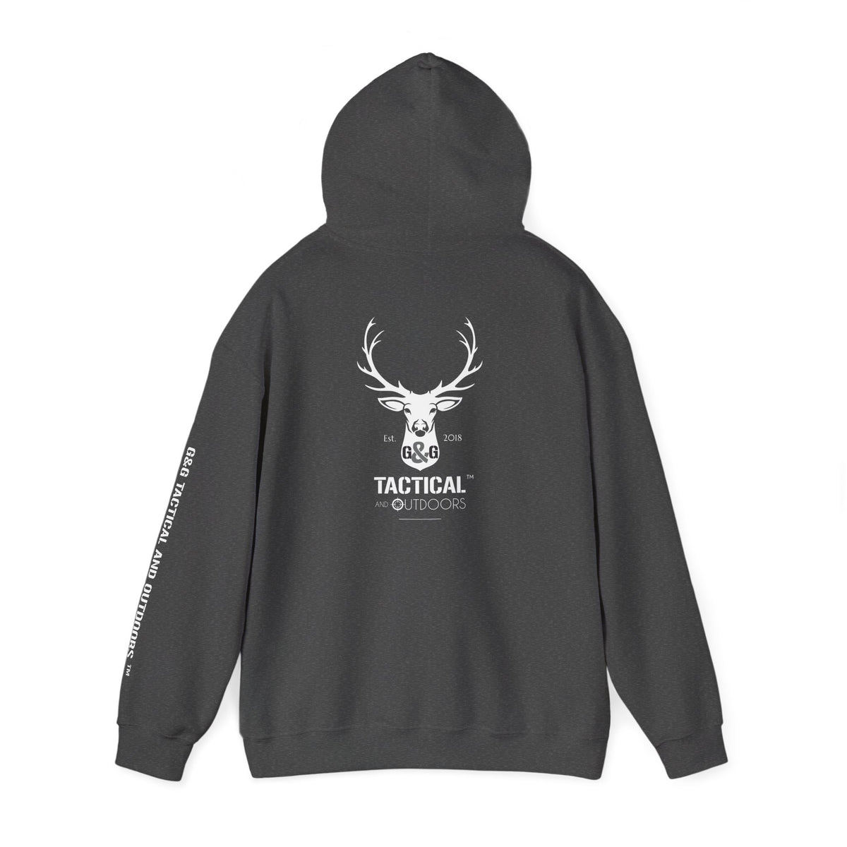 G&G Tactical Deer Hoodie — White Deer Outdoor Hunting Graphic Pullover