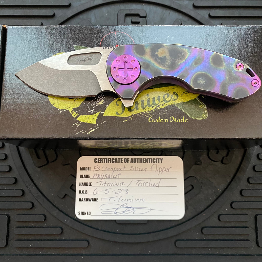Curtiss Custom Knives F3 Compact Frame Lock, 2.5
