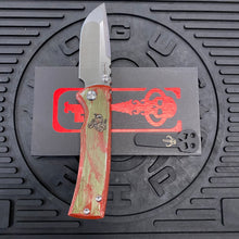 Load image into Gallery viewer, Chaves Ultramar Redencion Street Framelock 3.25&quot; Drop Point M390, Titanium Handles, SPACE WARRIOR Pre-Beskar Knife
