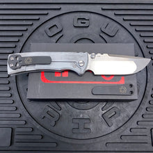 Load image into Gallery viewer, Chaves Ultramar Redencion Street Framelock 3.25&quot; Drop Point M390, Titanium Handles, SAND WARRIOR Knife
