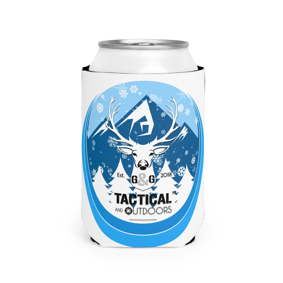 G&G Tactical Outdoors Can Cooler Sleeve Winter for 12 oz
