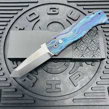 Load image into Gallery viewer, ProTech Emerson CQC-7 3.25&quot; Tanto Automatic Knife Van Gogh Handle with Mother of Pearl Push Button
