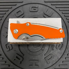 Load image into Gallery viewer, Rick Hinderer Eklipse 3.0&quot; Harpoon Spanto, Tri-Way, Stonewash, Orange G10 Folding Knife
