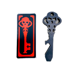 Chaves Knives Skeleton Key Tool Prybar Stonewashed D2 Black