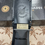 Spartan KA-Bar 7" CPM MagnaCut Flat Dark Earth Fixed Blade Knife with Black Leather Sheath SB54DEBKLTBK