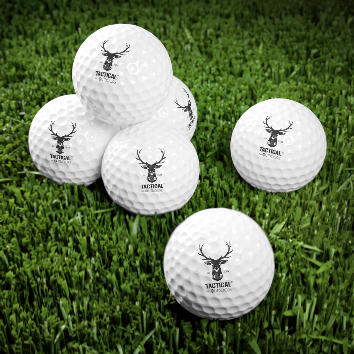 G&G Tactical and Outdoors Golf Balls, 6pcs