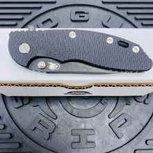 Load image into Gallery viewer, Rick Hinderer XM-18 3.5&quot; Magnacut SKINNY SLICER, Tri-Way, Battle Black, Battle Bronze Hardware, Black G10 Folding Knife
