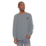 G&G Tactical Outdoors Long Sleeve Tee — Green Camoflauge White Sleeve Graphic