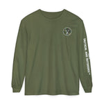 G&G Tactical Outdoors Long Sleeve Tee — Green Camoflauge White Sleeve Graphic