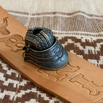 Ronin Samurai Helmet GGTO Exclusive "BRASS" Lanyard Bead