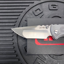 Load image into Gallery viewer, Chaves Ultramar Redencion Street Framelock 3.25&quot; TANTO M390, Titanium Handles, SAND WARRIOR Knife
