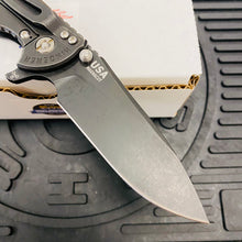 Load image into Gallery viewer, Rick Hinderer XM-18 3.5&quot; Magnacut SKINNY SLICER, Tri-Way, Battle Black, Battle Bronze Hardware, Black G10 Folding Knife
