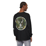 G&G Tactical Outdoors Long Sleeve Tee — Green Camoflauge White Sleeve Graphic