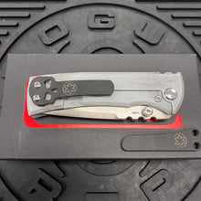 Load image into Gallery viewer, Chaves Ultramar Redencion Street Framelock 3.25&quot; Drop Point M390, Titanium Handles, SAND WARRIOR Knife
