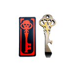 Chaves Knives Skeleton Key Tool Prybar Titanium BRONZE Crosshatch