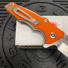 Load image into Gallery viewer, Rick Hinderer Eklipse 3.0&quot; Harpoon Spanto, Tri-Way, Stonewash, Orange G10 Folding Knife
