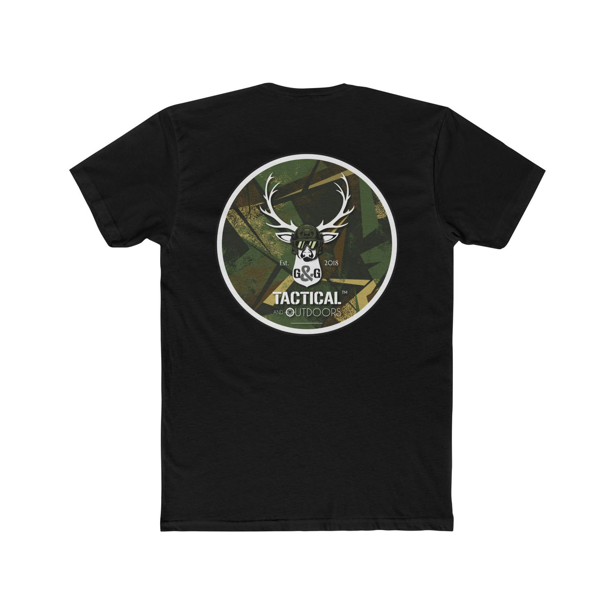 G&G Tactical Outdoors T‑Shirt — Green Camoflauge Crew Tee